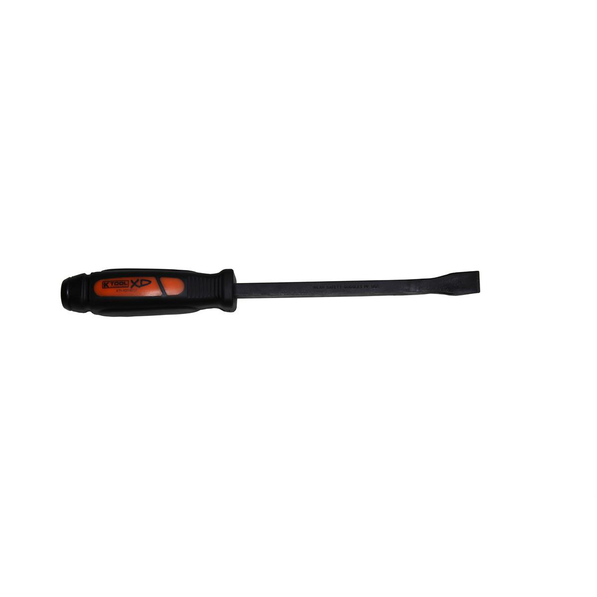 K Tool International Pry Bar — 12in., Ergonomic Composite Handle, Hardened Steel Shaft, Model# KTIXD19012